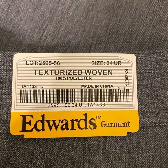 Edwards Garment Security Pant Heather Grey - Picture 7 of 9